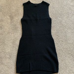 Theory Black Sweater Dress